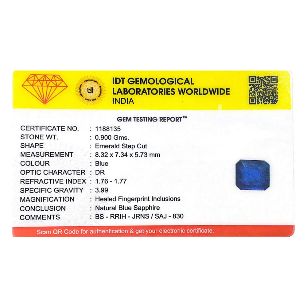 Blue Sapphire - 4.5 Carat