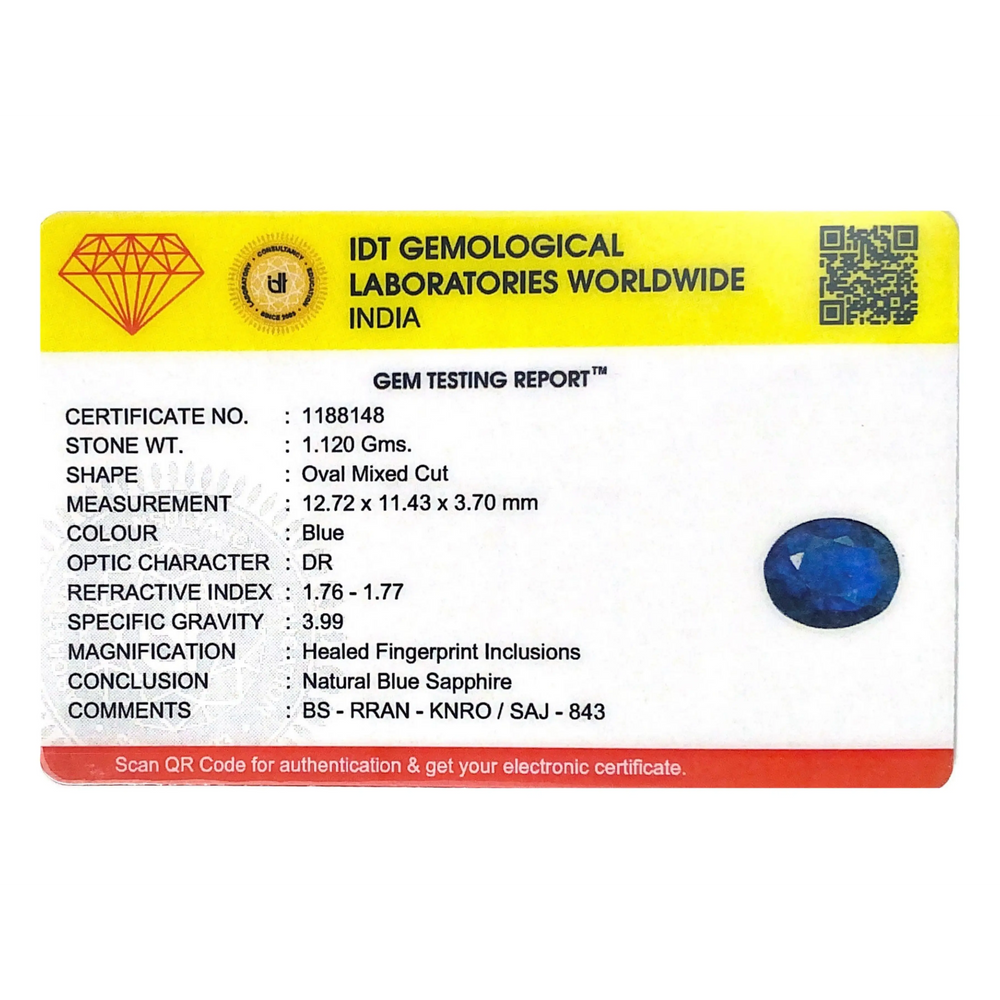 Blue Sapphire - 5.6 Carat