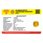 Yellow Sapphire - 5.65 Carat