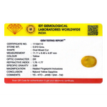Yellow Sapphire - 4.55 Carat