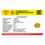 Yellow Sapphire - 5.8 Carat