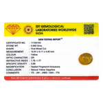 Yellow Sapphire - 4.7 Carat