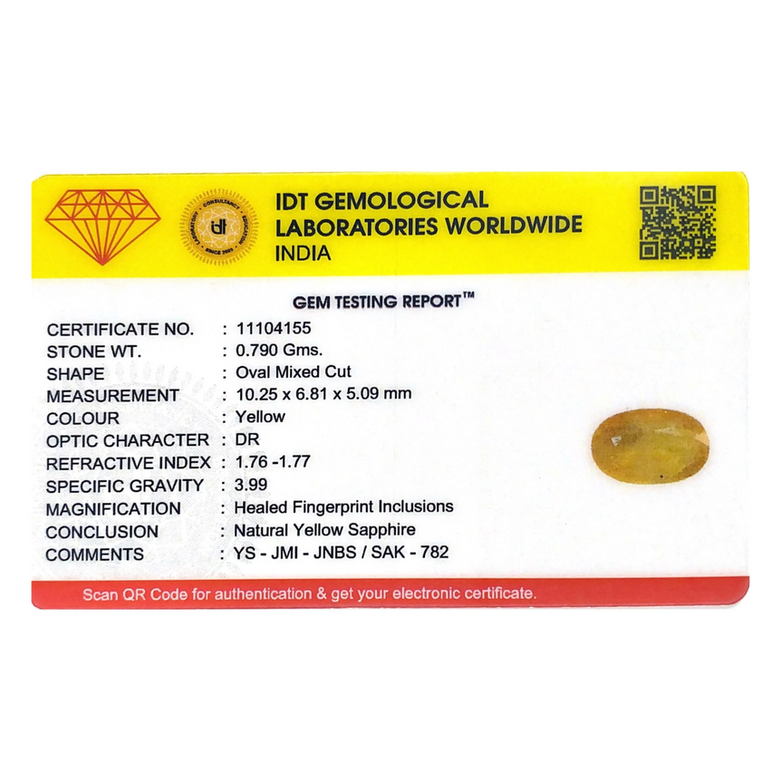 Yellow Sapphire - 3.95 Carat