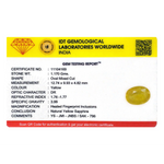 Yellow Sapphire - 5.85 Carat