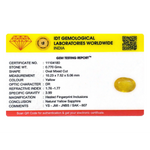 Yellow Sapphire - 3.85 Carat