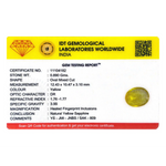 Yellow Sapphire - 4.45 Carat