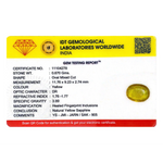 Yellow Sapphire - 3.35 Carat