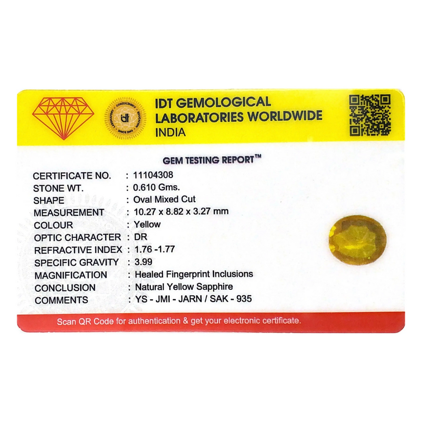 Yellow Sapphire - 3.05 Carat