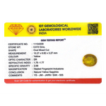 Yellow Sapphire - 3.05 Carat
