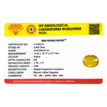 Yellow Sapphire - 4.1 Carat