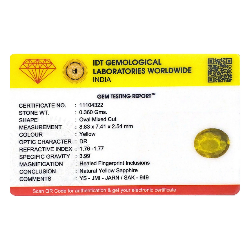 Yellow Sapphire - 1.8 Carat