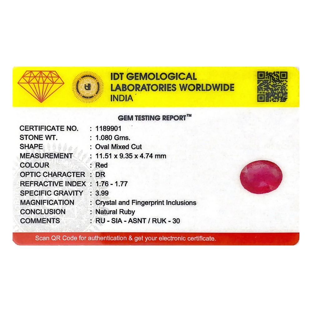 Ruby - 5.4 Carat
