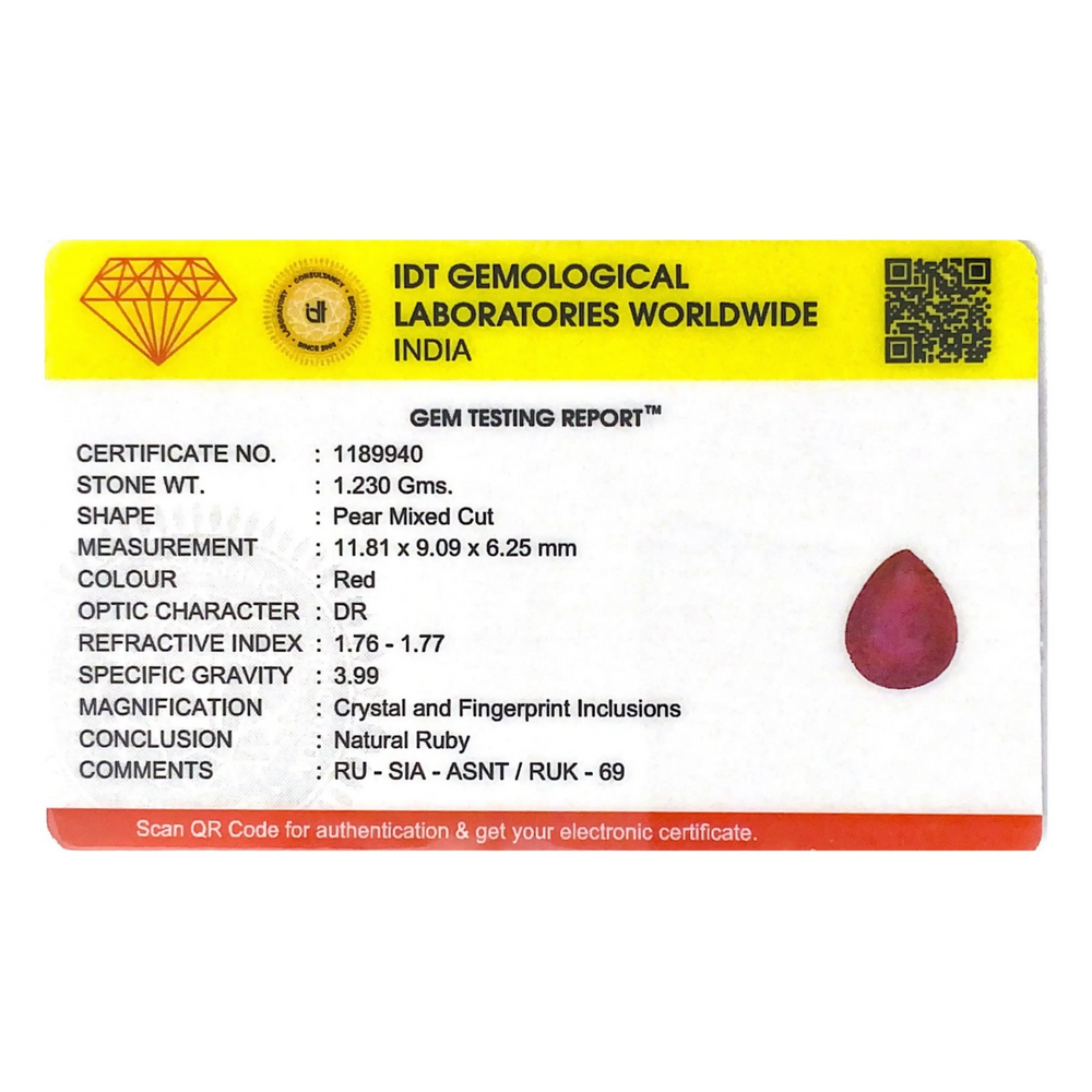 Ruby - 6.15 Carat