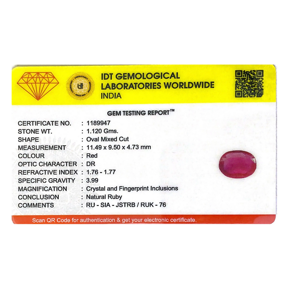 Ruby - 5.6 Carat