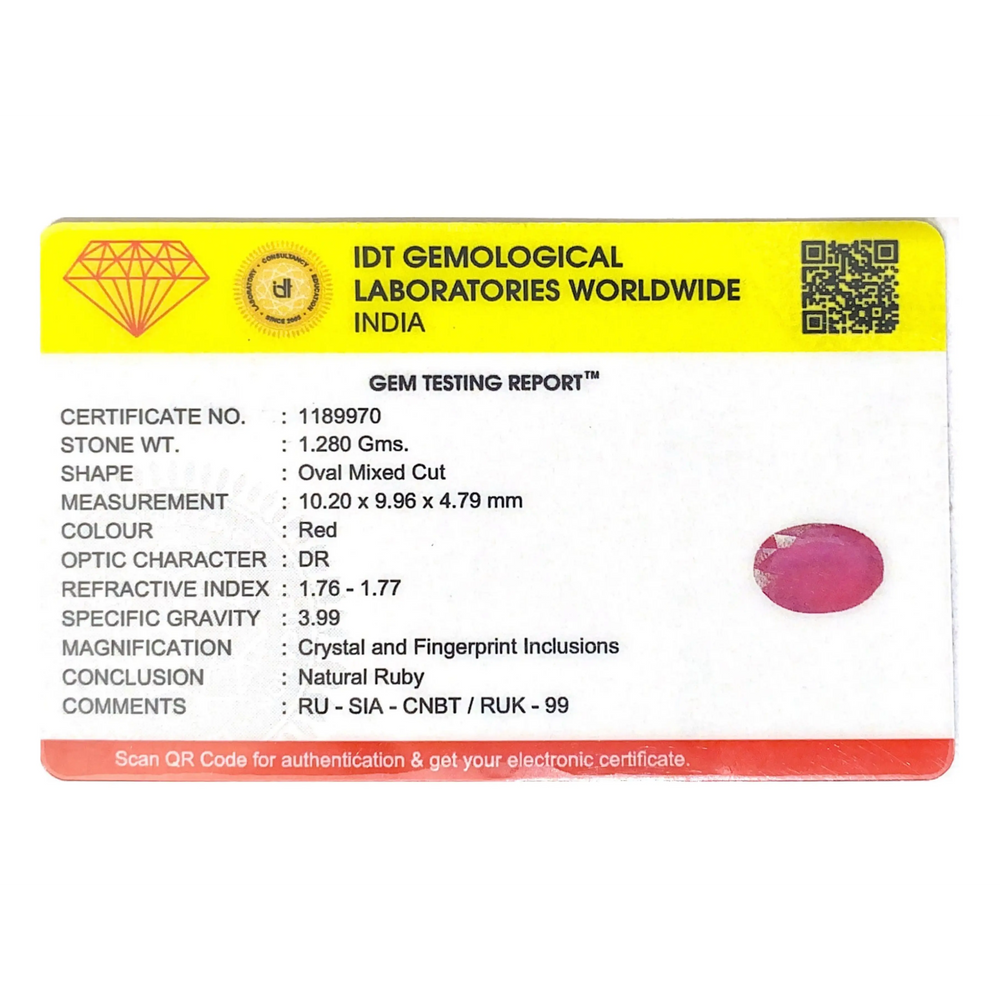 Ruby - 6.4 Carat
