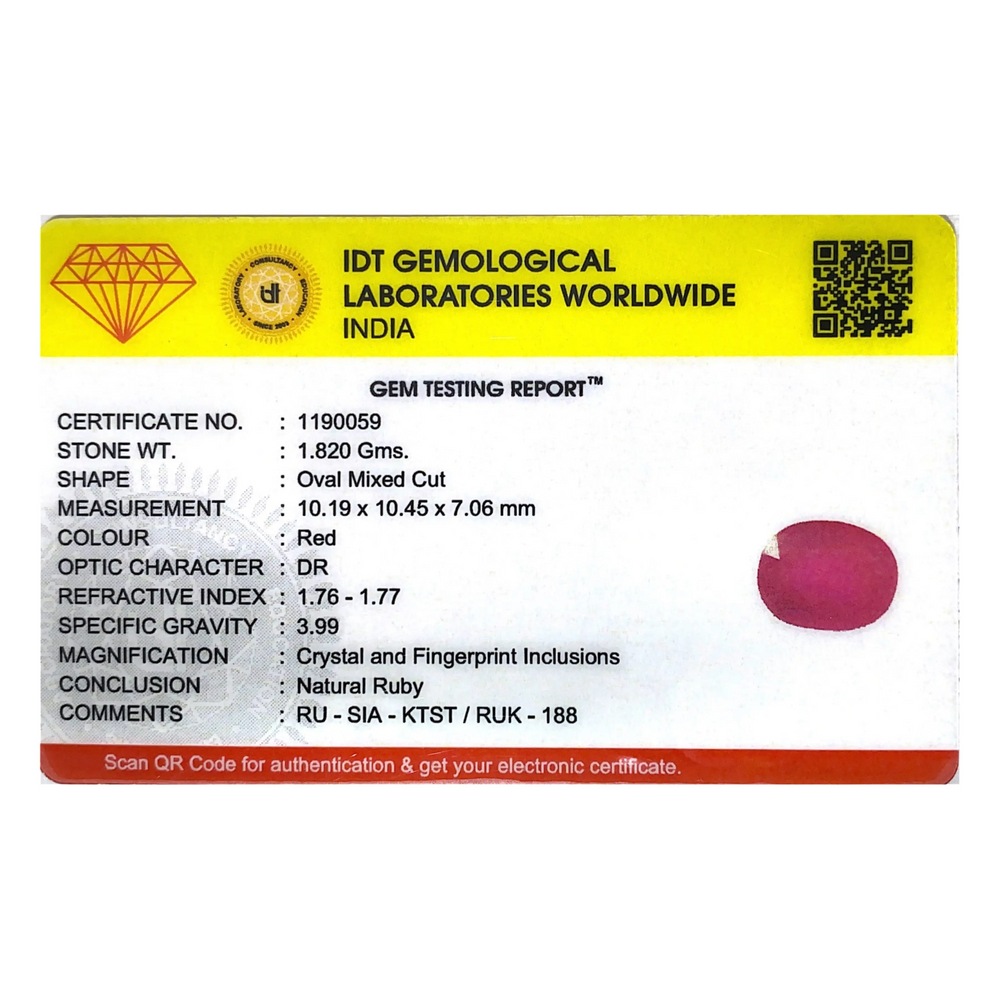 Ruby - 9.1 Carat