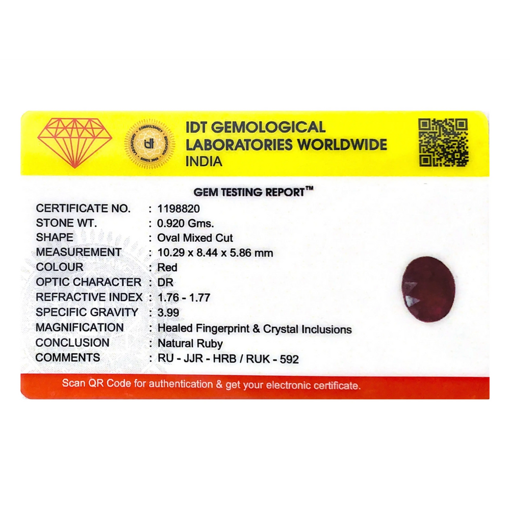 Ruby - 4.6 Carat