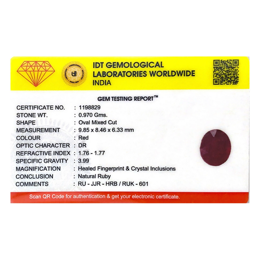 Ruby - 4.85 Carat