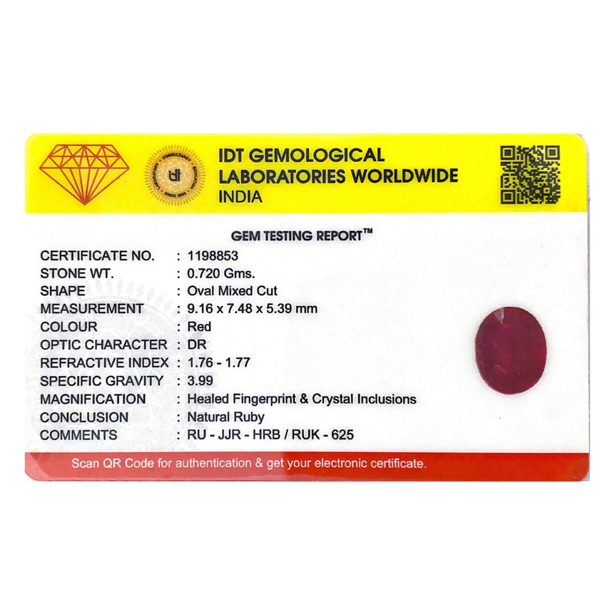Ruby - 3.6 Carat