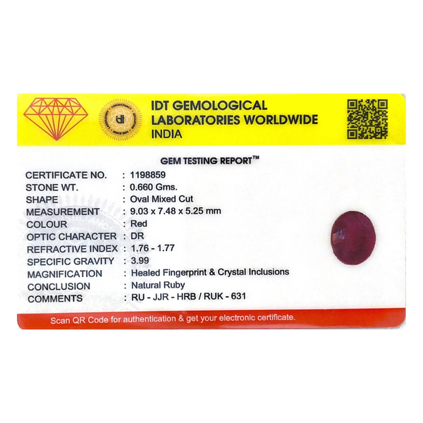 Ruby - 3.3 Carat
