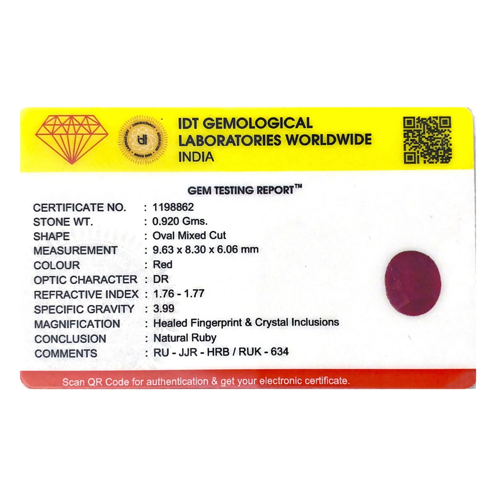 Ruby - 4.6 Carat