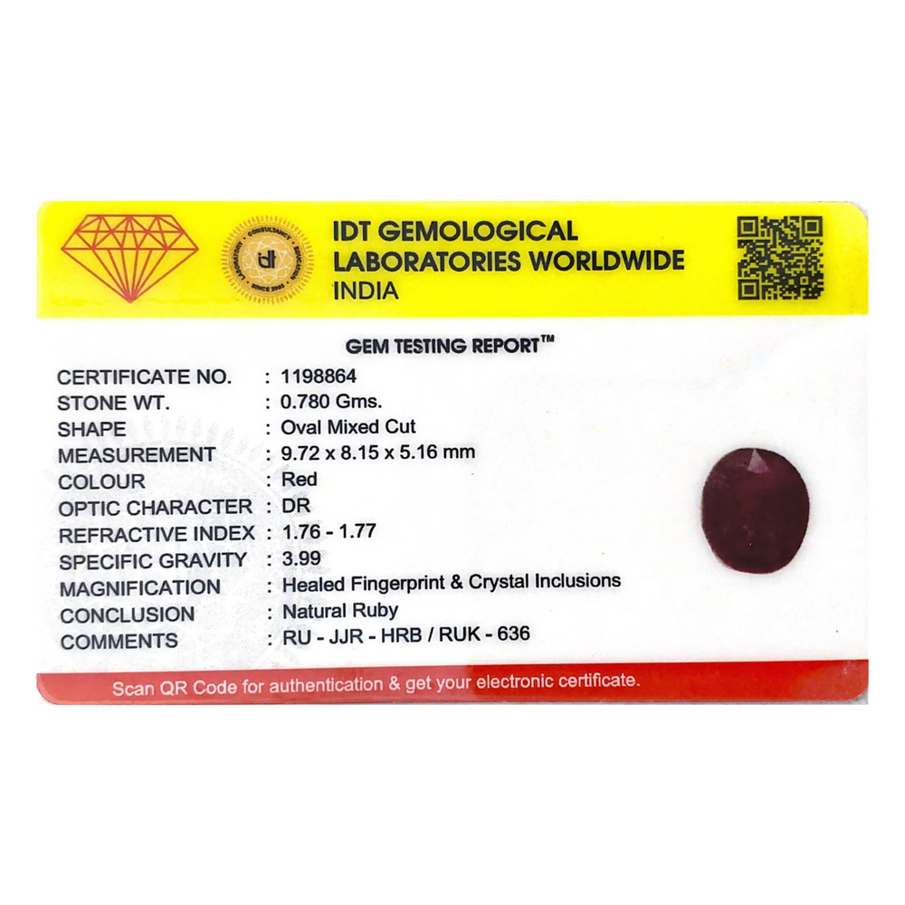 Ruby - 3.9 Carat