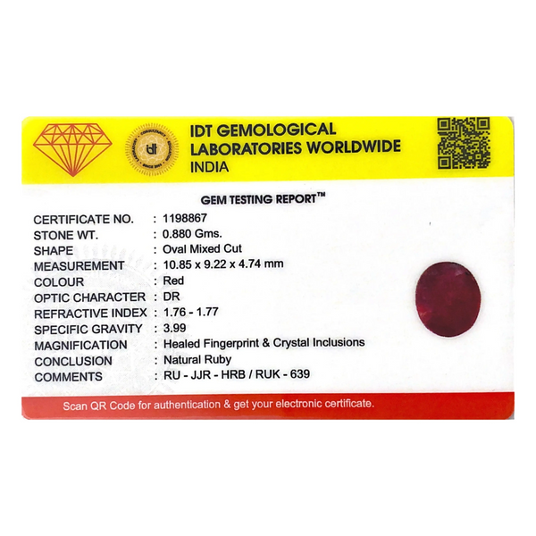 Ruby - 4.4 Carat