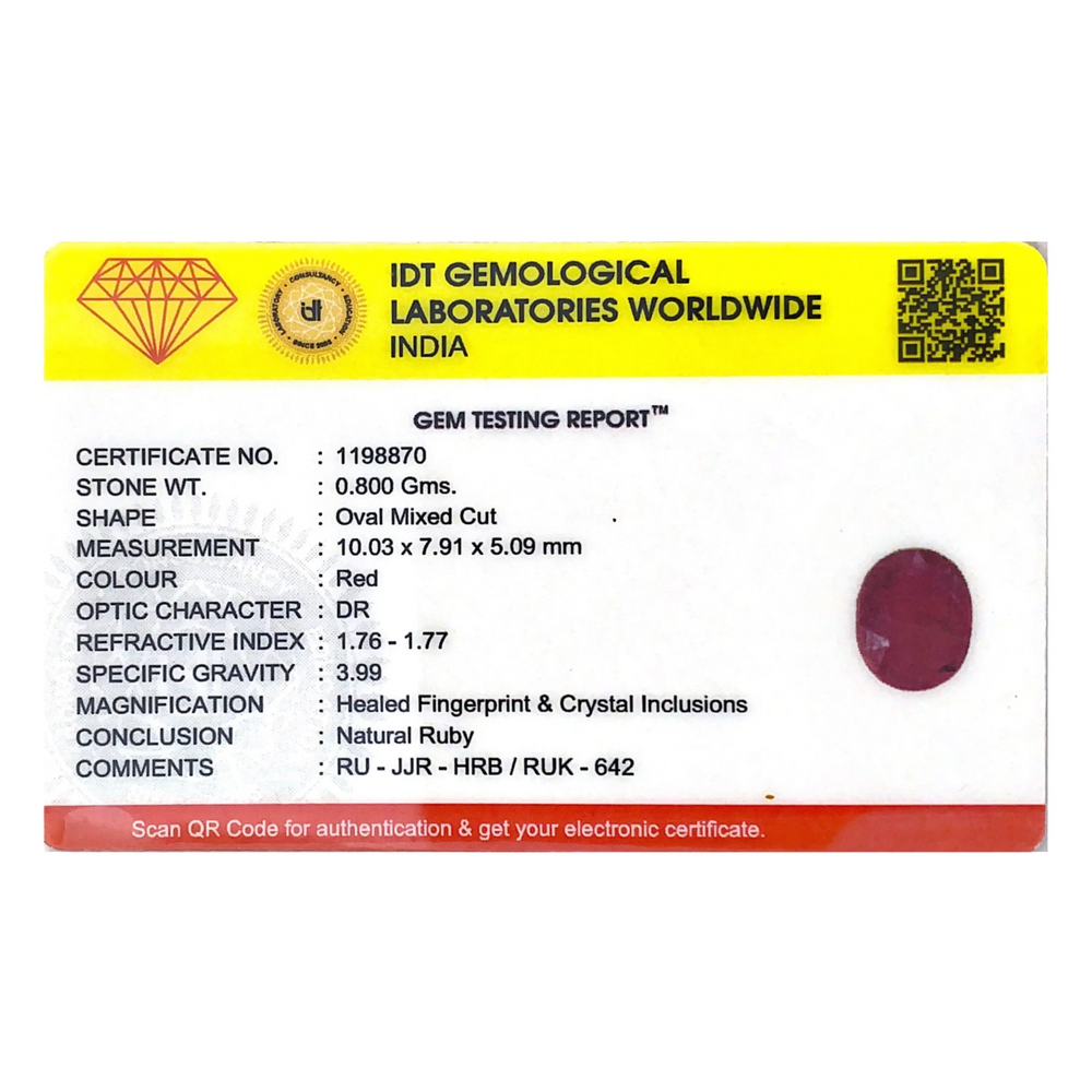 Ruby - 4 Carat