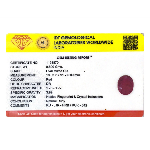 Ruby - 4 Carat
