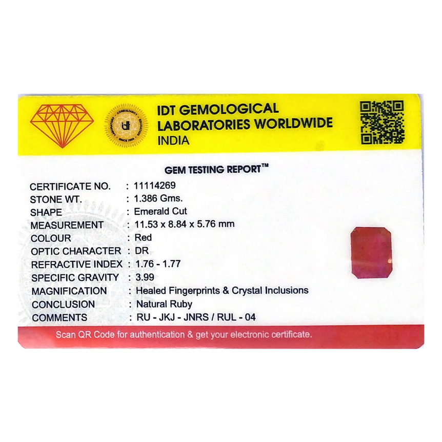 Ruby - 6.93 Carat