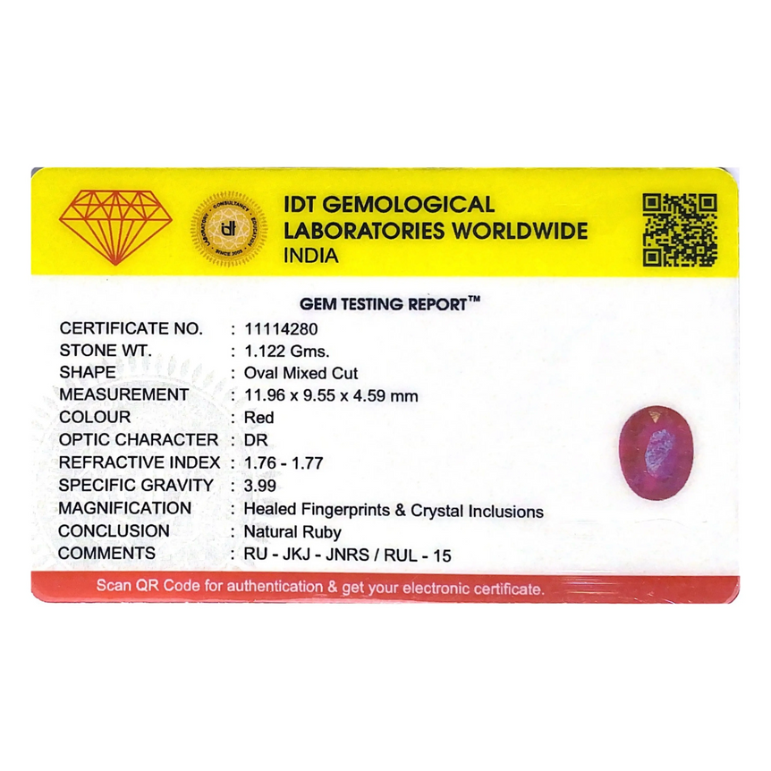 Ruby - 5.61 Carat