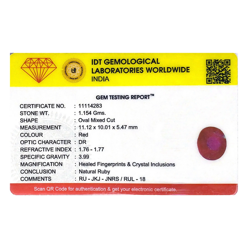 Ruby - 5.77 Carat