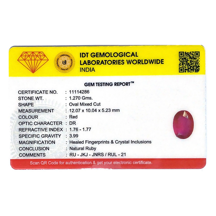 Ruby - 6.35 Carat