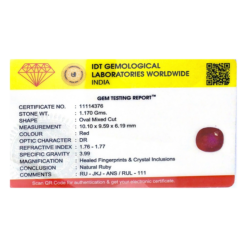 Ruby - 5.85 Carat