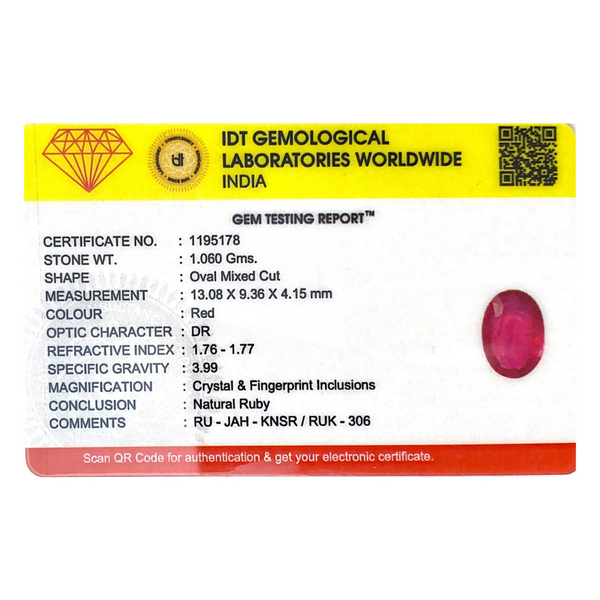 Ruby - 5.3 Carat