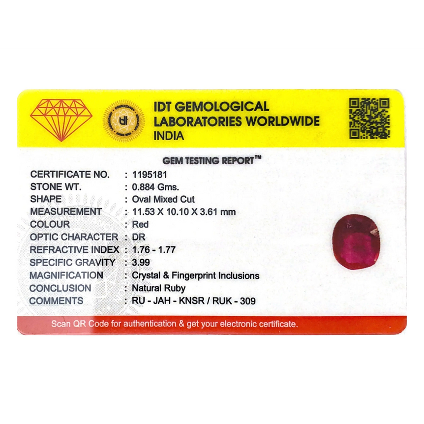 Ruby - 4.42 Carat