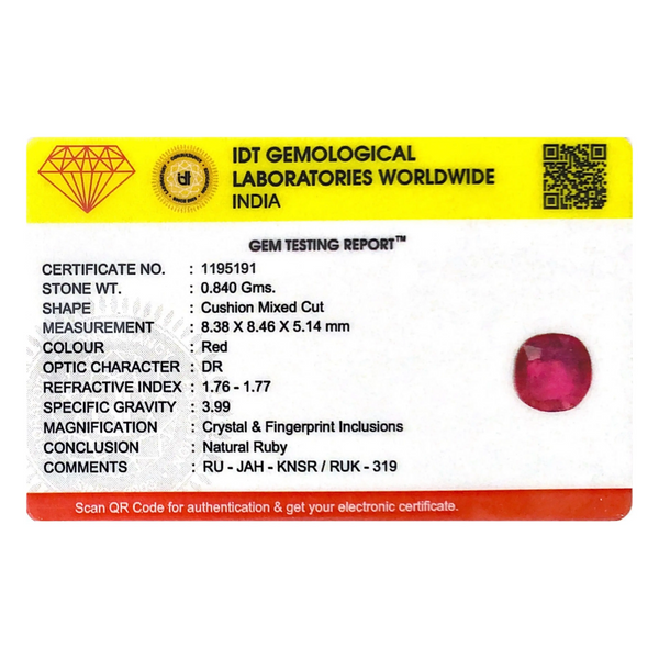 Ruby - 4.2 Carat