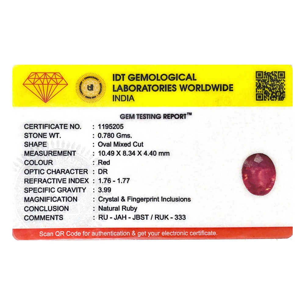 Ruby - 3.9 Carat