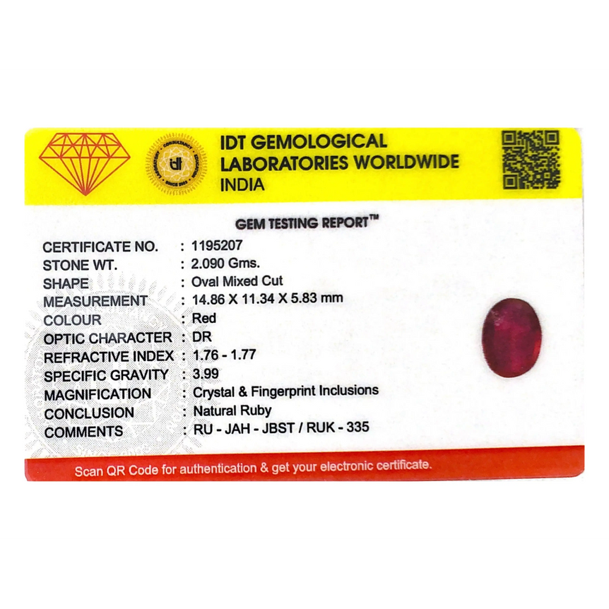 Ruby - 10.45 Carat