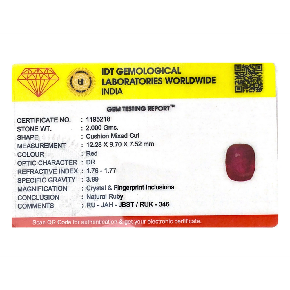 Ruby - 10 Carat