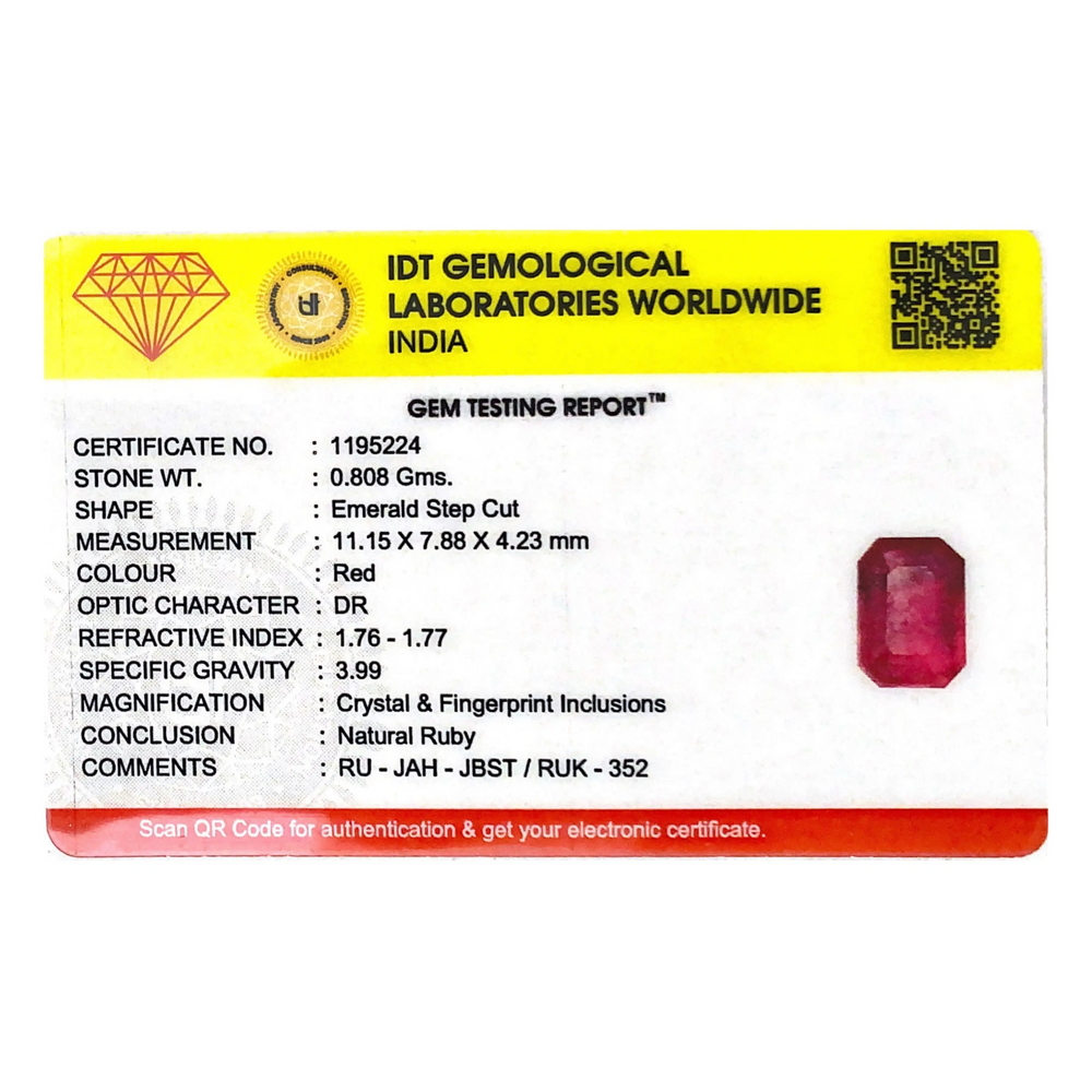 Ruby - 4.04 Carat