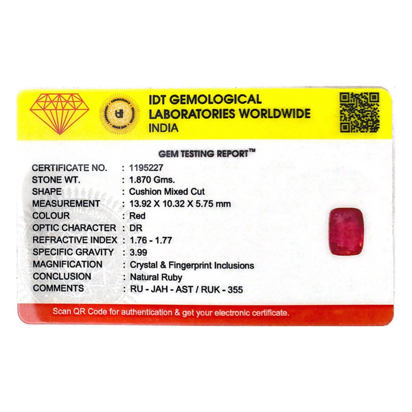 Ruby - 9.35 Carat
