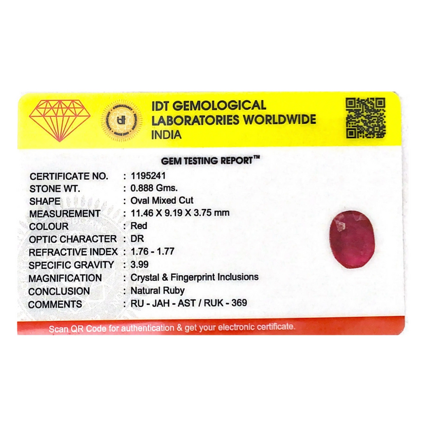 Ruby - 4.44 Carat