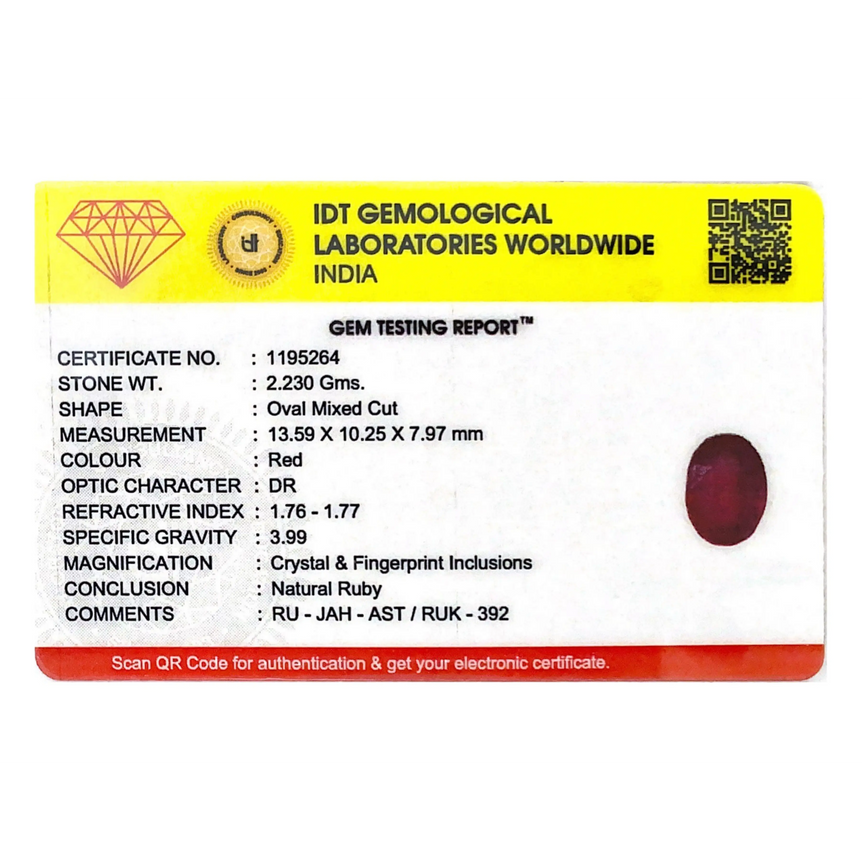 Ruby - 11.15 Carat