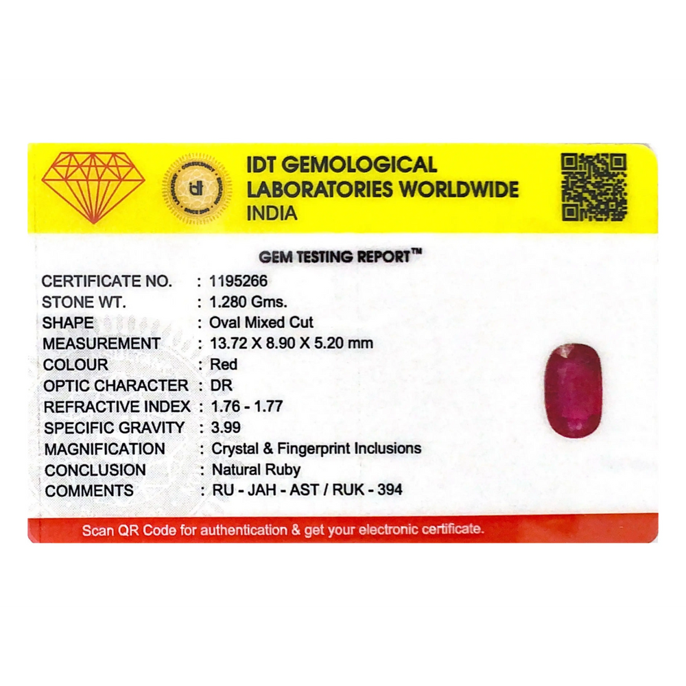 Ruby - 6.4 Carat