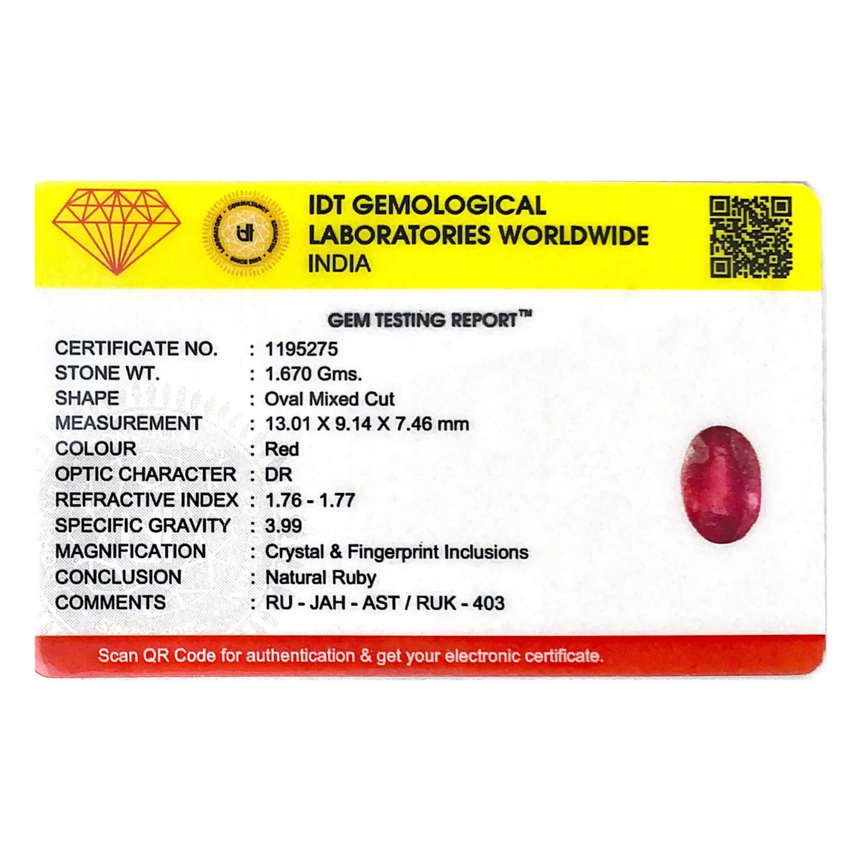 Ruby - 8.35 Carat