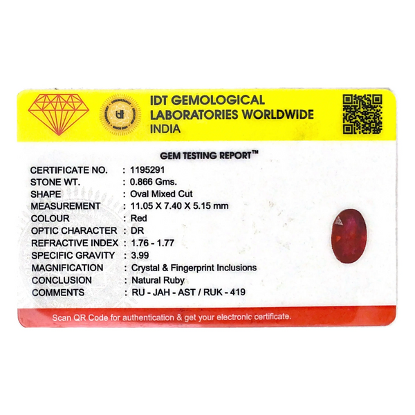 Ruby - 4.33 Carat