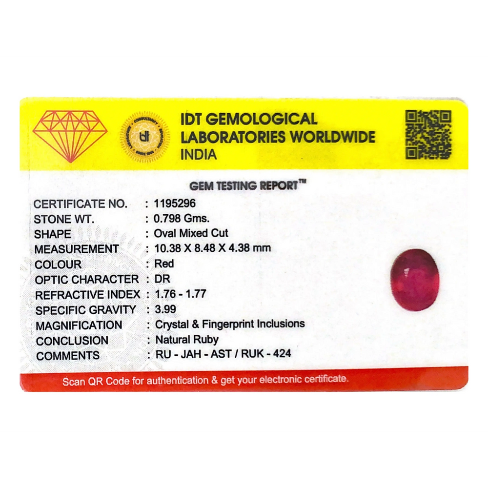 Ruby - 3.99 Carat