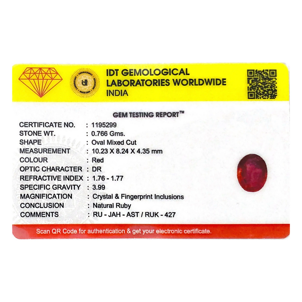 Ruby - 3.83 Carat
