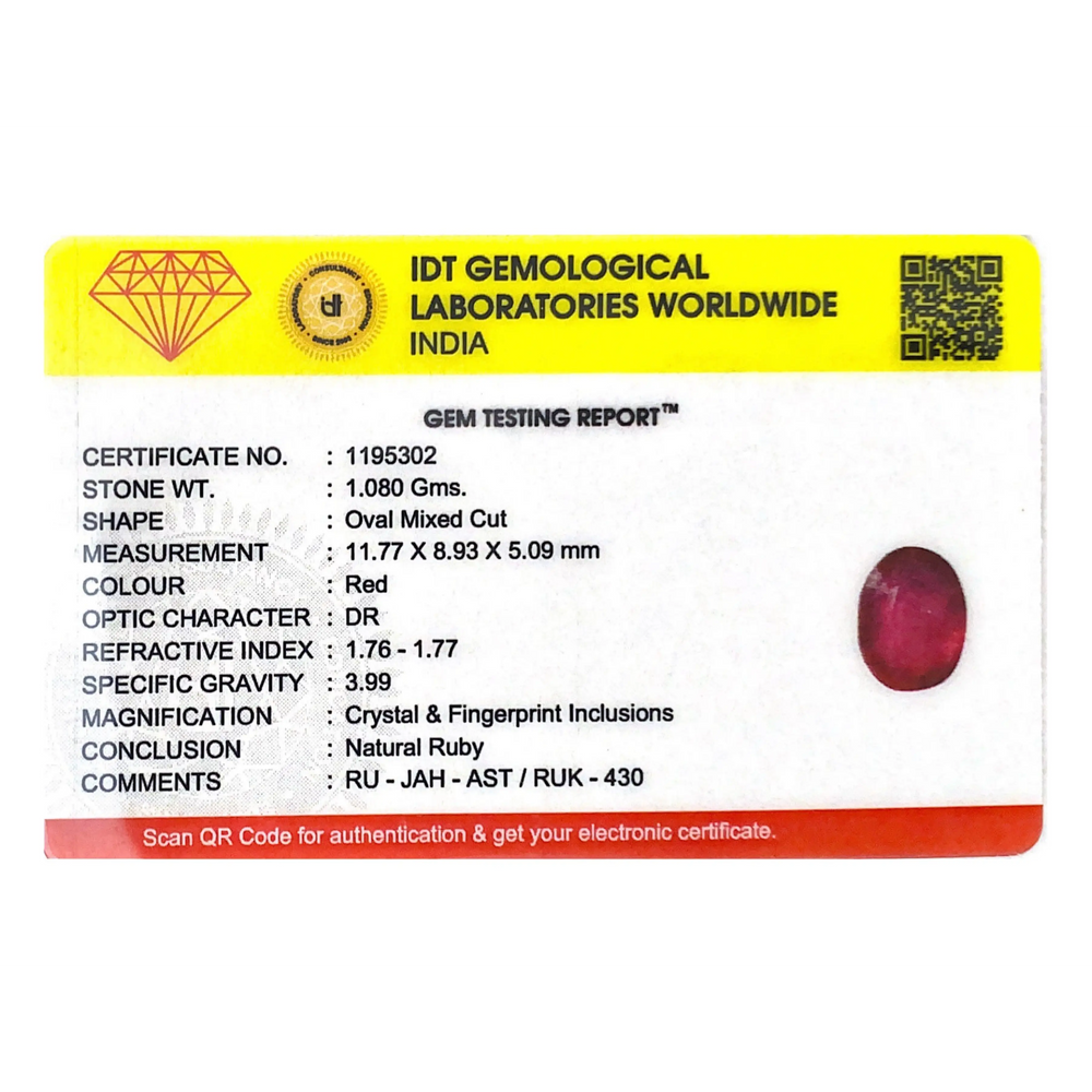 Ruby - 5.4 Carat